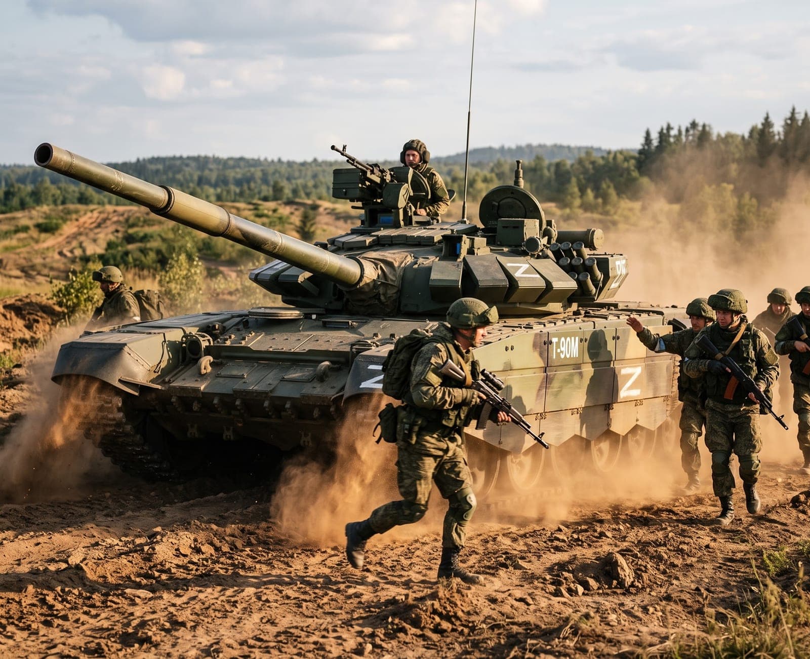 Боевое слаживание совместно с бронетехникой